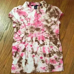 New! Gap Tie dye polo shirt
